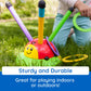 Buy now Fat Brain Toys 2-in-1 Musical Jump 'n Toss, Active Indoor/Outdoor Games for Kids Ages 4+, Fun Toys, Kids Activities at indiglob india