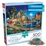 Buy now Buffalo Games - Days to Remember - Autumn Memories - 500 Piece Jigsaw Puzzle For Adults - Challenging Puzzle Perfect for Game Nights - 500 Piece Finished Size Is 21.25 x 15.00 at indiglob india