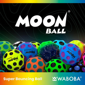 Waboba The Original Moon Ball - Hyper Bouncy Ball - All Ages Extreme Bounce and Fun - Perfect for Active Play and Outdoor Games