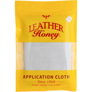 Leather Honey Lint-Free Application Cloth: Microfiber Cloth for Use with Leather Conditioner and Cleaner. Made in The USA Since 1968