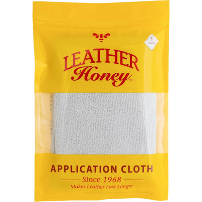Leather Honey Lint-Free Application Cloth: Microfiber Cloth for Use with Leather Conditioner and Cleaner. Made in The USA Since 1968
