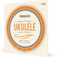 D'Addario Tenor Ukulele Strings, Fluorocarbon, EJ99TLG, Low-G, 4-String Set, Pack of 1