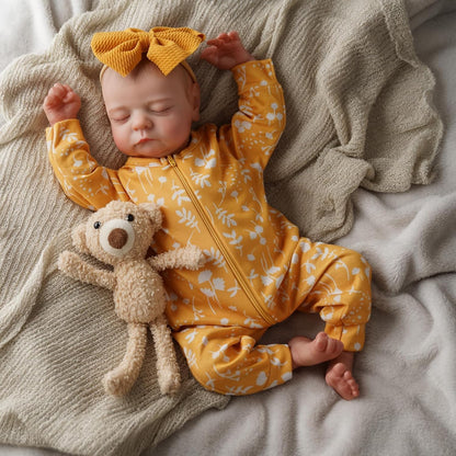 Buy now ADFO Lifelike Reborn Baby Dolls, 20 inch Realistic Newborn Real Life Baby Girl Dolls Soft Full Body Vinyl Girl Baby Dolls with Clothes and Toy Gift for Kids Age 3+ at indiglob india