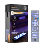 Buy now GE Universal Remote Control, Samsung TV Remote,Universal TV Remote for Roku TV, Vizio, LG, Sony, Sharp, Roku, Apple TV, TCL, Panasonic, Smart TVs, Streaming Players, Blu-ray, DVD, 4-Device, Gold,48845 4 Device Silver at indiglob india