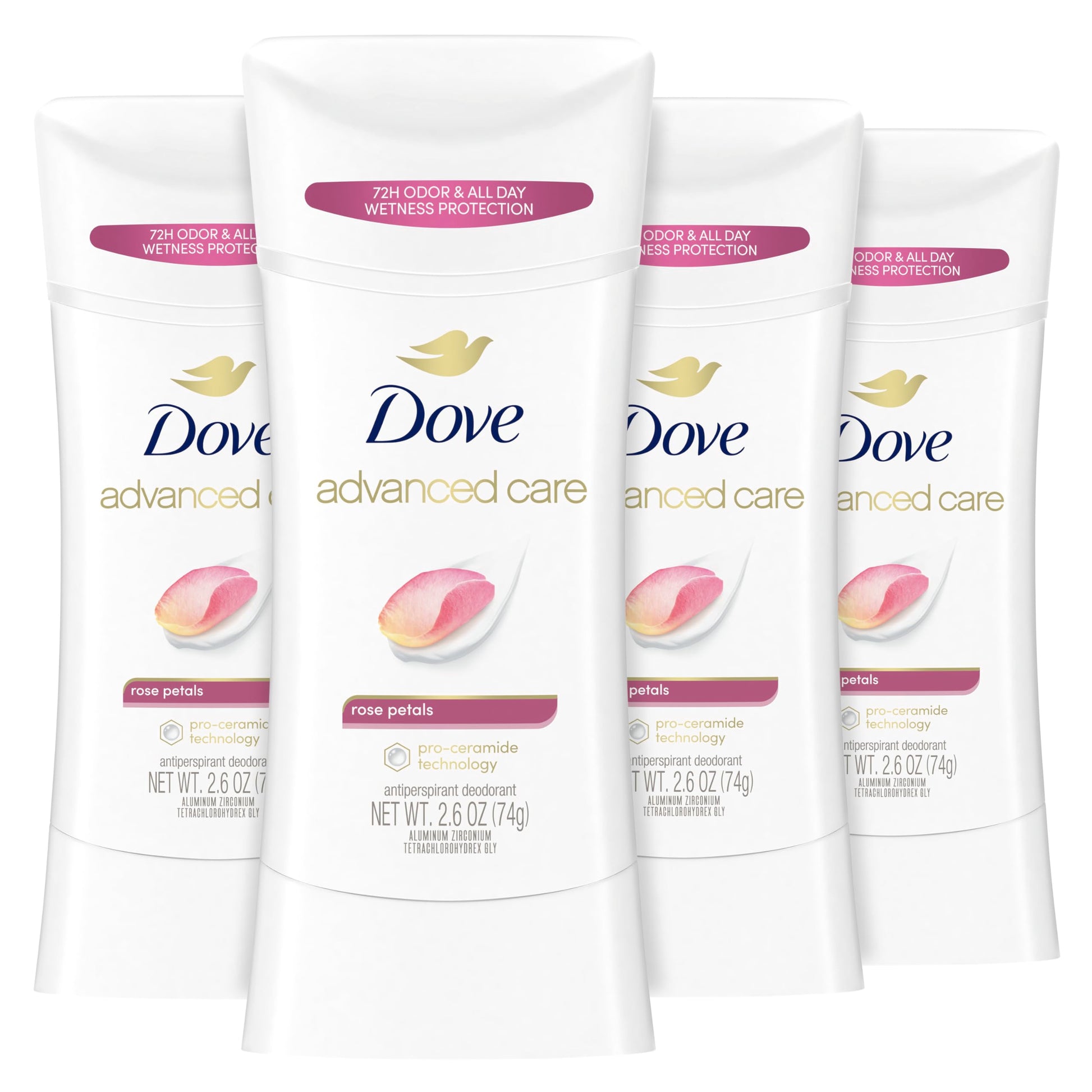 Buy now Dove Advanced Care Antiperspirant Deodorant, Revive, 2.6 Ounce (Pack of 2) 2.08 Ounce (Pack of 5) Rose Petals at indiglob india