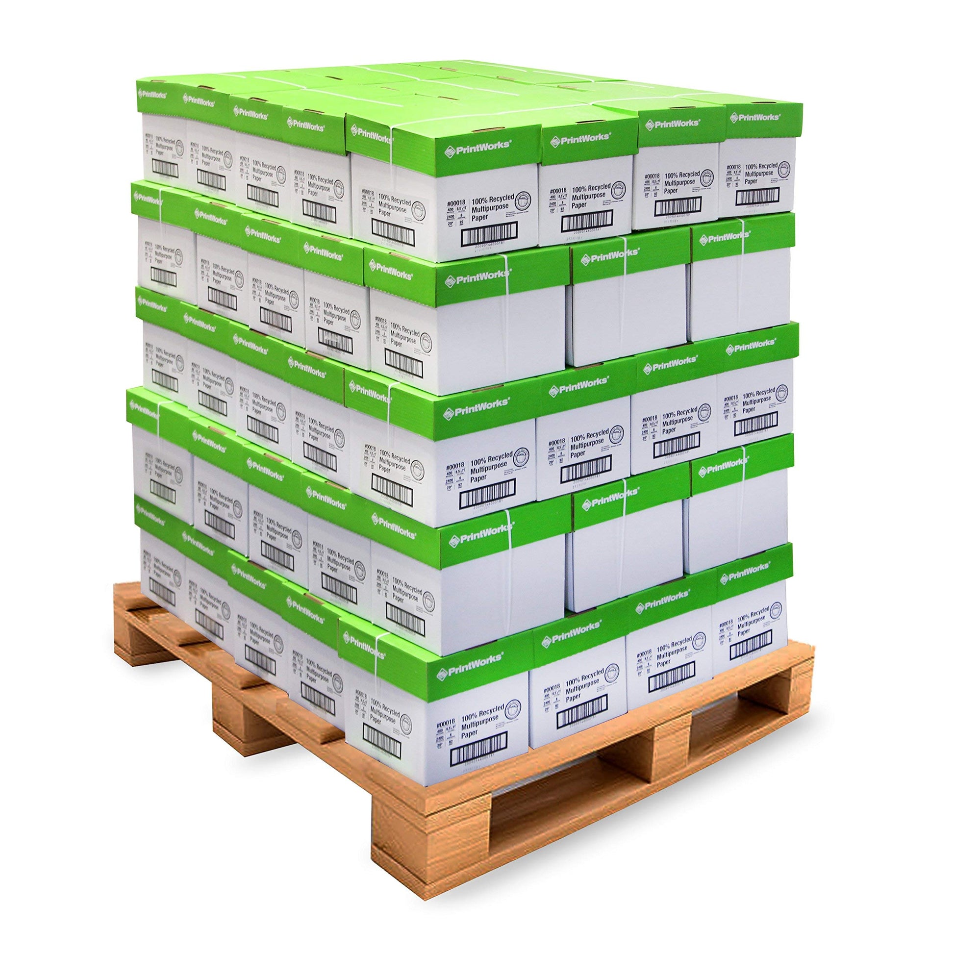Buy now PrintWorks 100% Recycled Printer Paper 8.5" x 11" White - 20 lb Copy & Multipurpose Computer Paper - 1 Pack, 400 Sheets - Made in the USA - 92 Bright - Printer & Copier Compatible (00018) at indiglob india