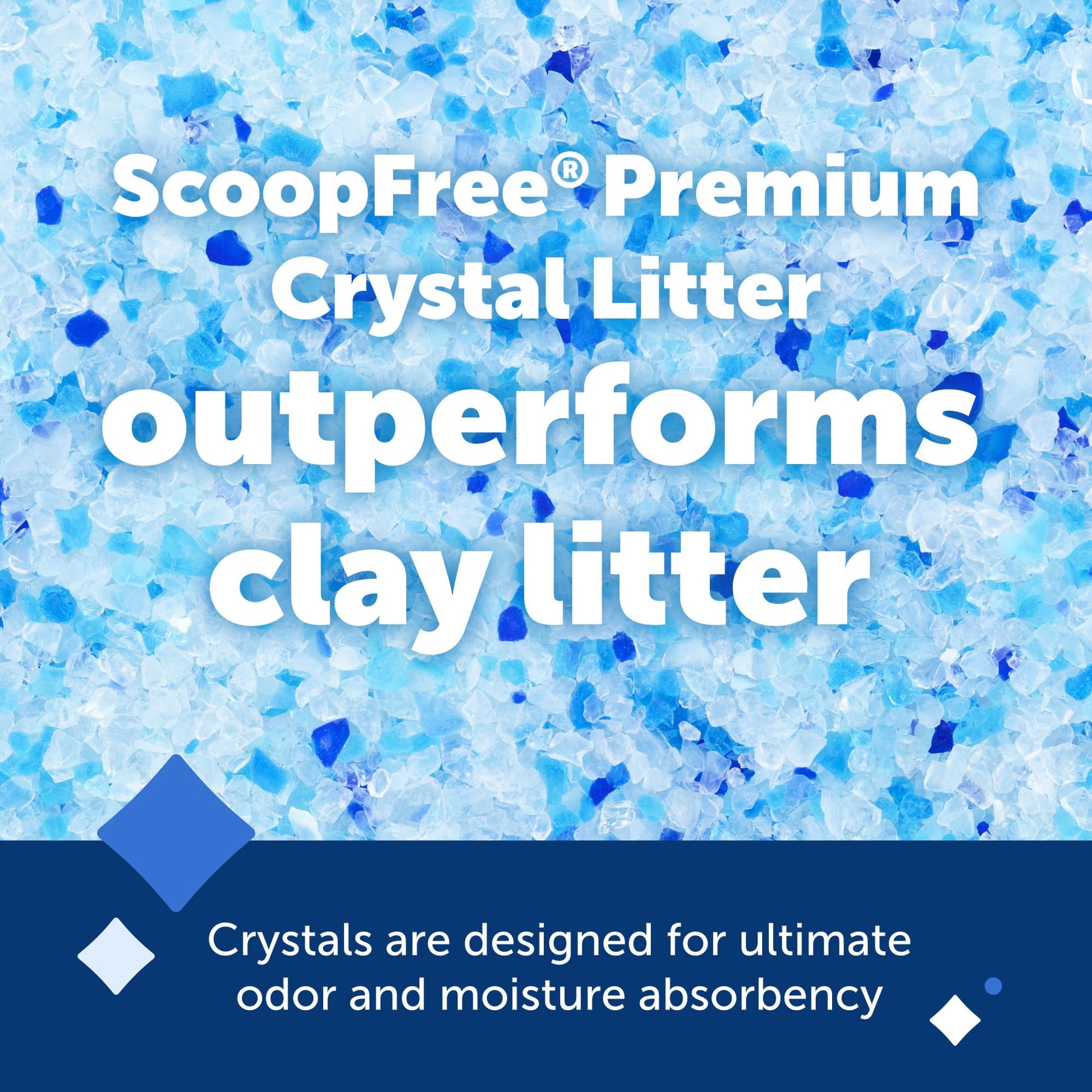 Buy now PetSafe ScoopFree Premium Natural Cat Litter - Eco-Friendly Long-Lasting Litter - High Absorbency & Low-Tracking Design - Non-Clumping Pebbles - 4.2 lb Bag - 2 Pack at indiglob india