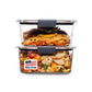 Buy now Rubbermaid Brilliance Food Storage Containers, Set of 5 (10 Pieces), BPA-Free, Leak-Proof, Clear at indiglob india