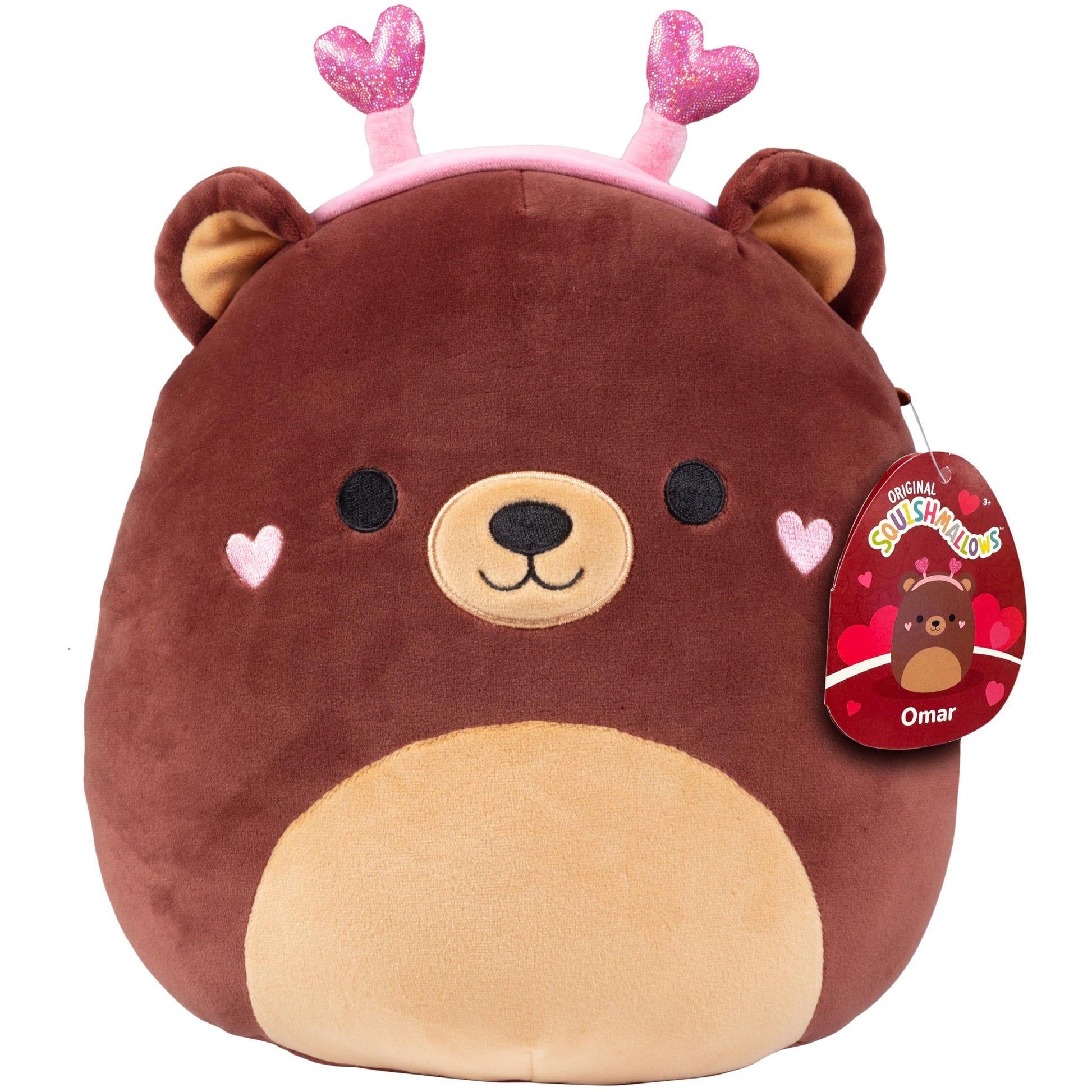 Buy now Squishmallow Original 10 Inch Omar The Valentine's Day Teddy Bear - Official Jazwares Plush - Soft, Cuddly Collectible Stuffed Animal Toy - 2026 Limited Edition - Gift for Boys, Girls, & Kids at indiglob india
