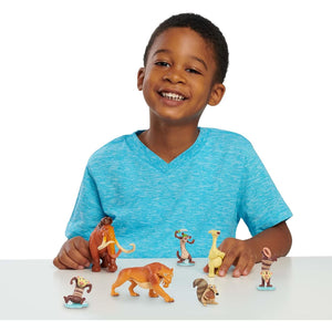 The Ice Age Adventures of Buck Wild Collector 7-Piece Figure Set with Manny, Diego, Sid, Scrat, Buck, Crash, and Eddie, Kids Toys for Ages 3 Up, Amazon Exclusive by Just Play