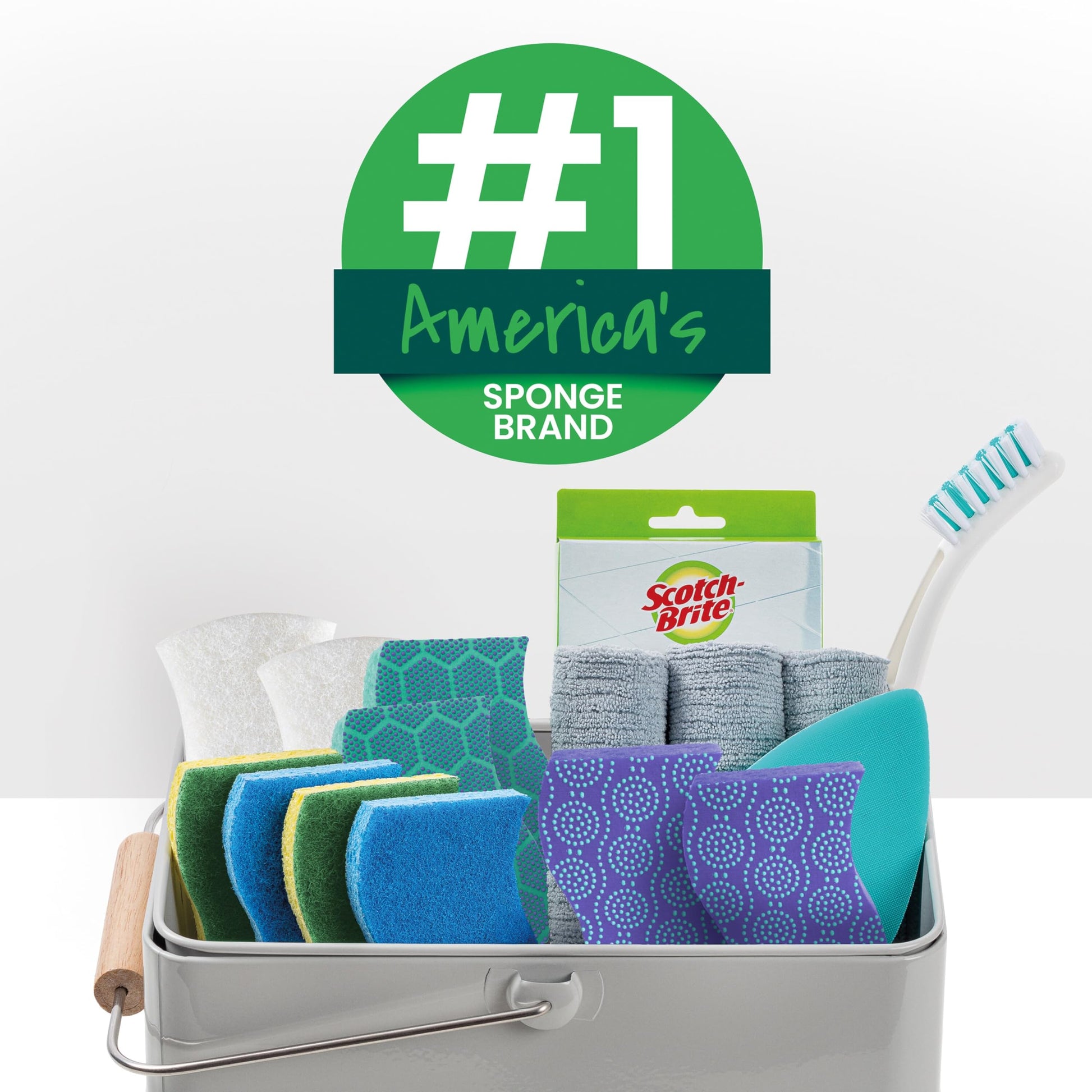 Buy now Scotch-Brite Zero Scratch Scrub Sponge, 6 Kitchen Sponges for Cleaning Around the Home, Bathroom & More, Scratch-free Dish Scrubber, Multi-surface Safe, Best for Nonstick Pots and Pans at indiglob india