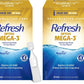 Buy now Refresh Optive Mega-3 Lubricant Eye Drops For Dry Eyes, Preservative-Free, 0.01 Fl Oz Single-Use Containers, 30 Count at indiglob india