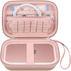 Canboc Hard Case for Canon Ivy 2 1 CLIQ+ CLIQ 2 CLIQ+2 Mini Photo Printer Mobile Wireless Bluetooth Instant Camera Printer, Mesh Bag fit Photo Paper Cable, Mint Green - ZZ-Rose Gold