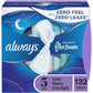 Always Infinity Feminine Pads for Women, Flexfoam Pads with Wings, Size 5, Extra Heavy Overnight Absorbency, Unscented, 132 Count (6 Packs of 22)