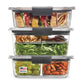 Buy now Rubbermaid Brilliance Food Storage Containers, Set of 5 (10 Pieces), BPA-Free, Leak-Proof, Clear at indiglob india