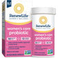 Renew Life Women's Probiotic Capsules, 50 Billion CFU Guaranteed, Supports pH Balance, Vaginal, Urinary, Digestive and Immune Health(2), L. Rhamnosus GG, Dairy, Soy and Gluten-Free, 30 Count