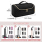 Yarwo Airwrap Travel Case Compatible for Dyson Airwrap Multi-Styler All Models and Attachments, Portable Storage Bag with Hanging Hook for Hair Curler Accessories, Black (Patented Design)