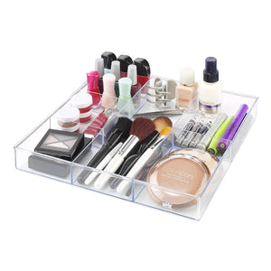 Whitmor 6-Section Clear Drawer Organizer