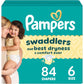 Pampers Baby Diapers - Swaddlers - Size 3, 168 Count, Ultra Absorbent Disposable Infant Diaper