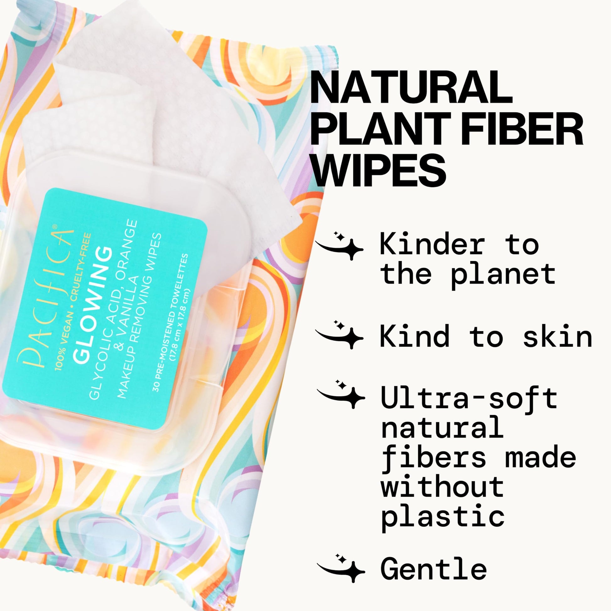 Buy now Pacifica Glowing Makeup Remover Wipes – With Glycolic Acid for AHA Exfoliating and Facial Cleansing – No Rinse Face Cleaning Towelettes – Dermatologist Tested, Vegan & Cruelty-Free – 30 Pack at indiglob india