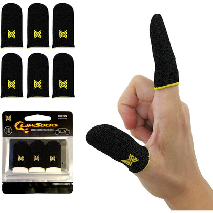 6 Pack Mobile Gaming Corps ClawSocks Phone Gaming Finger Sleeves - Damascus