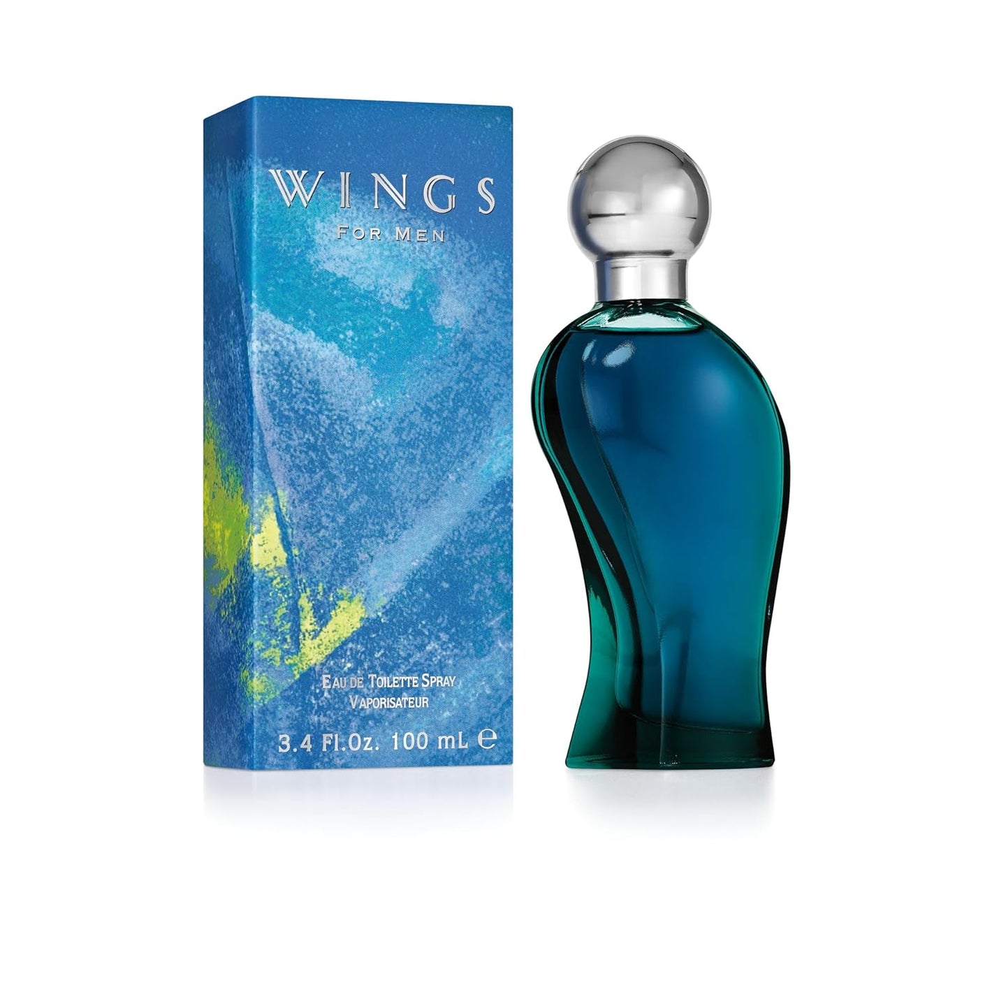 Giorgio Beverly Hills Wings for Men, Eau De Toilette Spray,Lavender , 3.4-Ounce