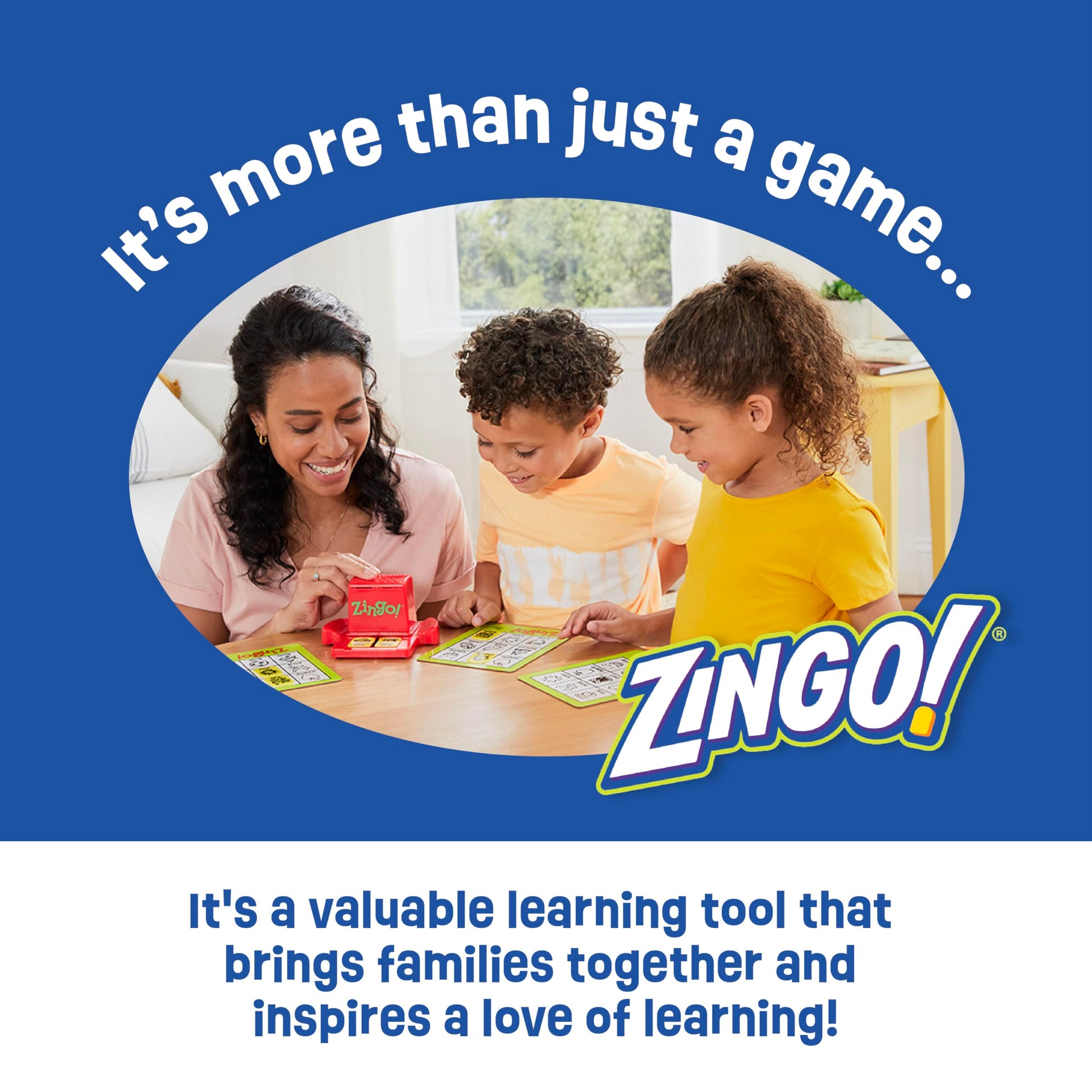 Buy now ThinkFun Zingo Bingo Award Winning Preschool Game for Pre-Readers and Early Readers Age 4 and Up - One of the Most Popular Board Games for Boys and Girls and their Parents (97700) at indiglob india