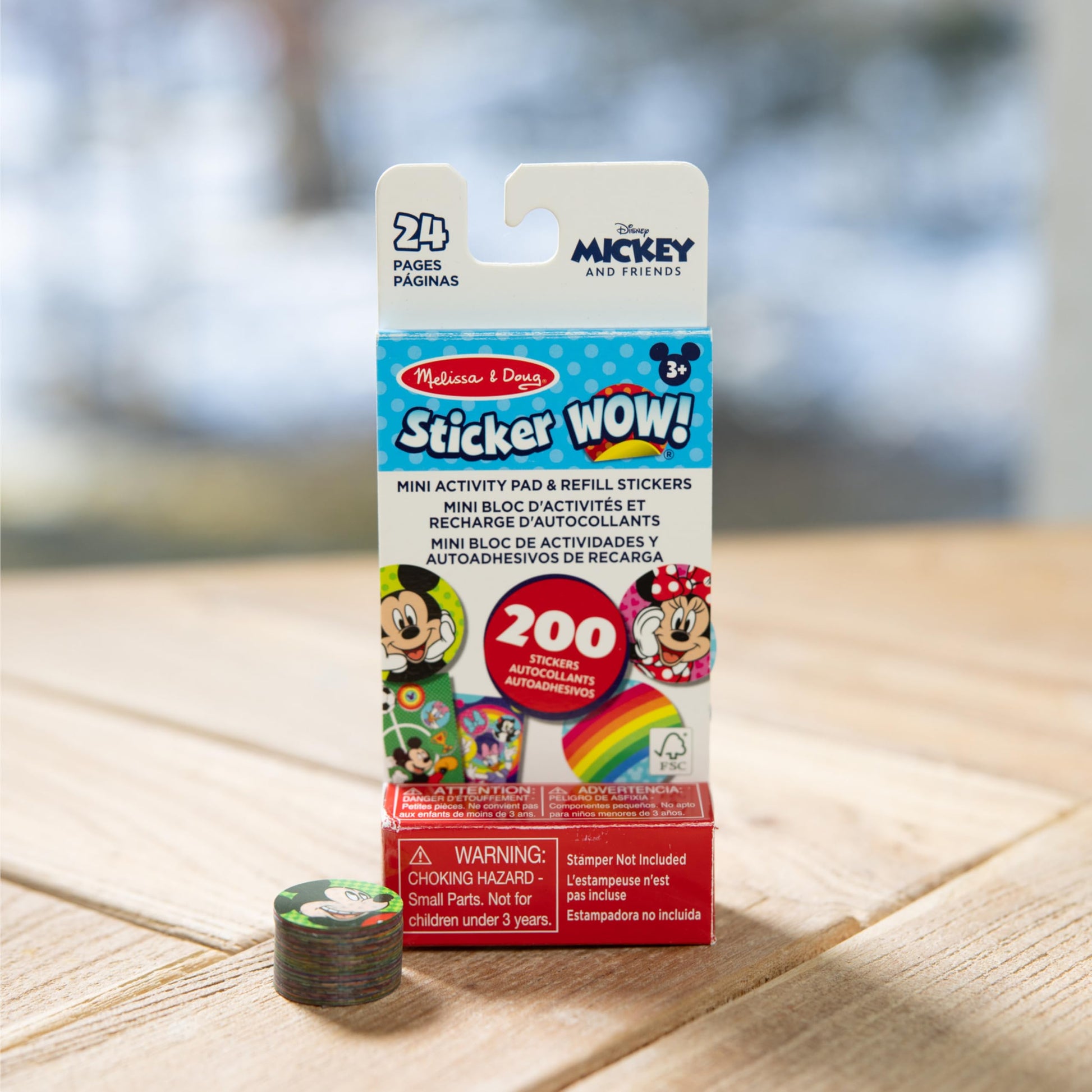 Buy now Melissa & Doug Sticker Wow!ƒ?› Disney Mickey Mouse Bundle: 24-Page Activity Pad, Stamper, 500 Stickers, Mini Pad, Arts and Crafts Fidget Toy Collectible Character at indiglob india