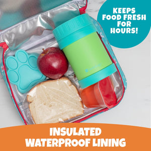 Bentology Lunch Box for Kids- Insulated, Waterproof, Durable Tote Bag Lunchbox fits Bento Boxes, Containers, Jars, Bottles- Keeps Food Hotter or Colder Longer- Back To School Reusable Sleeve For Girls