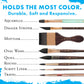 Buy now Princeton Artist Brush Neptune Series 4750 - 4-Piece Synthetic Squirrel Watercolor Paint Brush Set- Includes Aquarelle ??ƒ?� Oval Wash ?« & 2 Round Brushes Sizes 4 & 12 at indiglob india