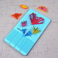 JUYA Quilling Knitting Board with 2 Functions Have Sticks Storage (Blue)