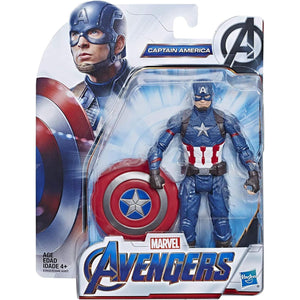 Avengers Marvel Captain America 6"-Scale Marvel Super Hero Action Figure Toy
