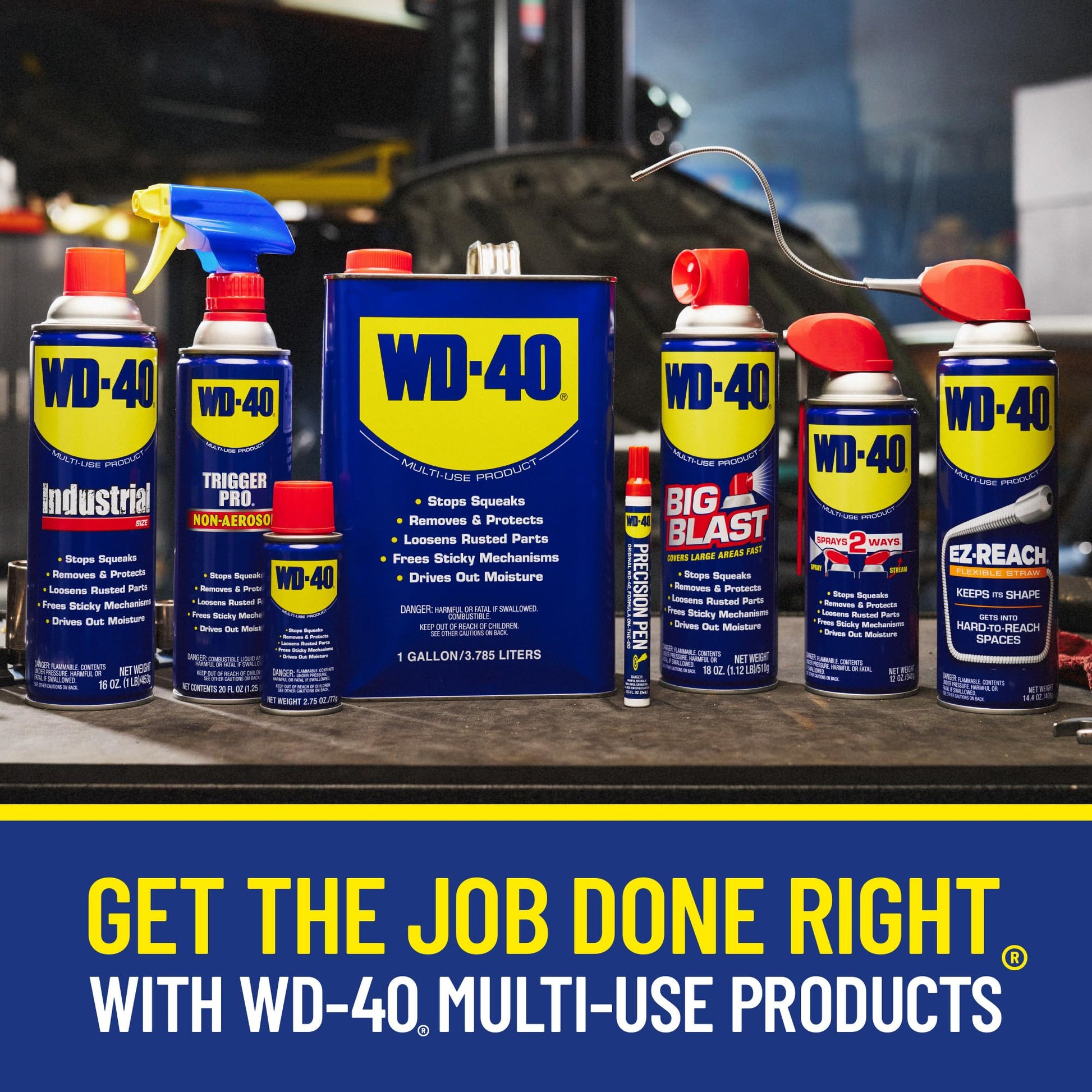 Buy now WD-40 Original Formula, Multi-Use Product with Smart Straw Sprays 2 Ways,12 OZ at indiglob india