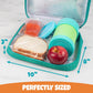 Bentology Lunch Box for Kids- Insulated, Waterproof, Durable Tote Bag Lunchbox fits Bento Boxes, Containers, Jars, Bottles- Keeps Food Hotter or Colder Longer- Back To School Reusable Sleeve For Girls