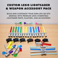 Brick Loot Light Saber & Blaster Weapons Pack, 75+ Mini Accessories for Lego Minifigures, Star Wars Building Set, Compatible with Major Brands, Includes Swords, Sabers, Guns for Kids & Adults Ages 6+