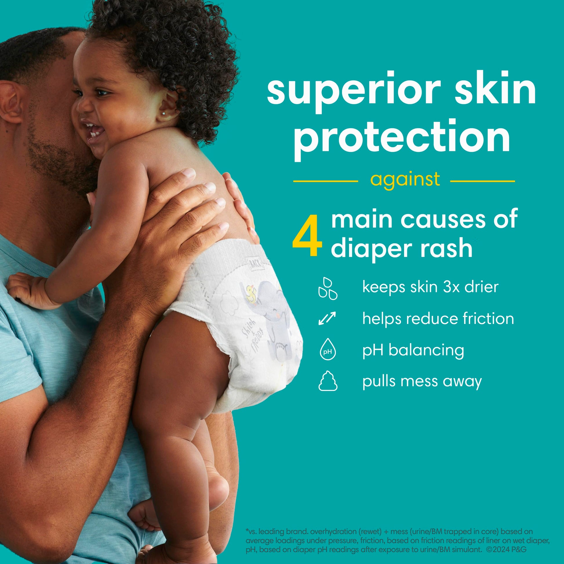 Buy now Pampers Swaddlers Diapers - Size 4, 100 Count, Ultra Soft Disposable Baby Diapers at indiglob india