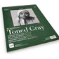 Strathmore 400 Series Sketch Pad, Toned Gray, 11x14 inch, 24 Sheets - Artist Sketchbook for Drawing, Illustration, Art Class Students