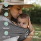 Buy now Boba Baby Wrap Carrier – Original Baby Sling Carrier for Newborns (7–35 lbs), Soft, Secure, Hands-Free & Ergonomic, Ideal for Comfortable Bonding, New Parents (Grey) at indiglob india