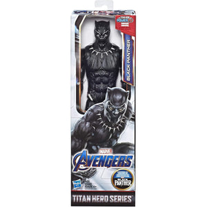 Avengers Marvel Titan Hero Series Black Panther Action Figure, 12-Inch Toy, Inspired by Marvel Universe, for Kids Ages 4 and Up
