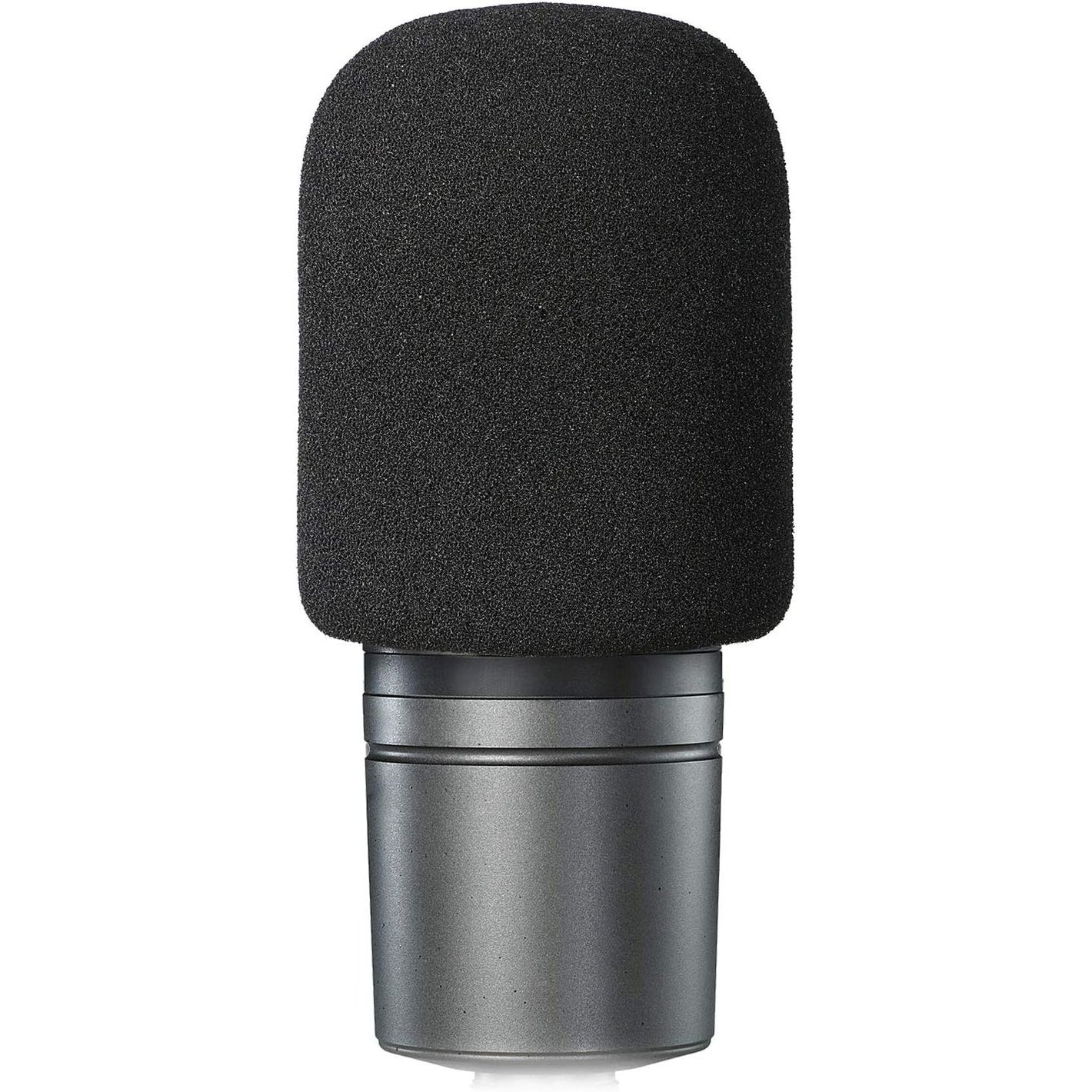 SUNMON Windscreen Foam Cover, Windscreen Pop Filter for Audio-technica AT2020 Condenser Studio Microphone,Compatible with AT-2035 AT-2050 ATR2500 ATR2500X AT-4040 Microphones,(Black)