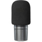 SUNMON Windscreen Foam Cover, Windscreen Pop Filter for Audio-technica AT2020 Condenser Studio Microphone,Compatible with AT-2035 AT-2050 ATR2500 ATR2500X AT-4040 Microphones,(Black)