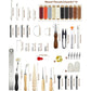 PLANTIONAL Leather Working Tools for Beginners: Professional Leather Craft Kit with Waxed Thread Groover Awl Stitching Punch for Leathercraft Adults Gifts 02