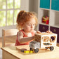Buy now Melissa & Doug Animal Rescue Shape-Sorting Truck - Wooden Toy with 7 Animals and 2 Play Figures at indiglob india