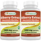 Best Naturals Bilberry Extract 1000mg Capsule (Non-GMO) Supports Healthy Vision, 90 Count