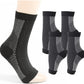 Heelsium Pain Relief Socks, Heelsium Instant Pain Relief Socks, Compression Socks for neuropathy pain, plantar fasciitis socks for women (Black,2pairs,L)
