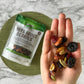 Buy now NOW Foods, Nuts About Berries™, Delicious Blend of Raw Almonds, Raisins, Cranberries, Walnuts, Cashews, Blueberries, Cherries and Pumpkin Seeds, 8-Ounce (Packaging May Vary) at indiglob india