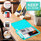 Buy now Sooez Clipboard with Storage, Clip Board 8.5 x 11 with Pen Holder, Plastic Organization Case Box for Letter Legal A4 Size Paper, Low Profile Clip, Nurses Teachers Must Haves, School & Office Supplies at indiglob india