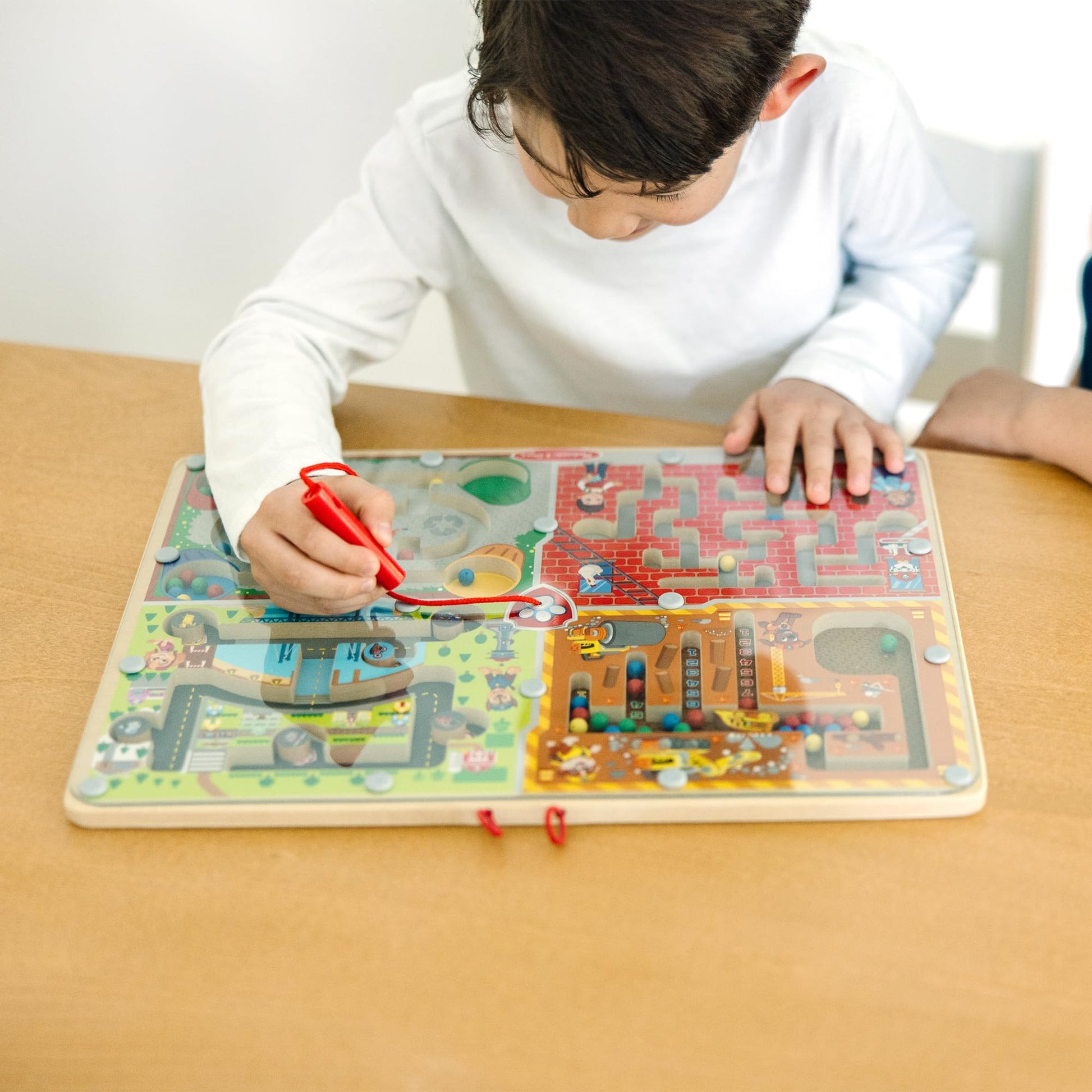 Buy now Melissa & Doug PAW Patrol Wooden 4-in-1 Magnetic Wand Maze Board - FSC Certified at indiglob india