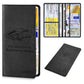 Buy now Leather Car Registration and Insurance Card Holder, Car Document Holder for Cards License with Magnetic Shut (Black, large) Large Black at indiglob india