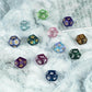 12 PCS Tarot Cards Dice D12 Astrological Dice Resin Pearl Constellation Sign 12-Sided Dice for Astro Divination Gaming Accessory - My Store